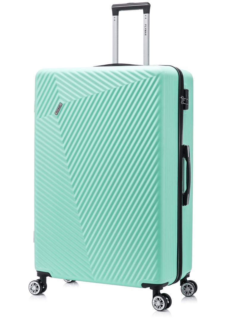 Mumbai Fortress Large Hard Shell Suitcase in light gree