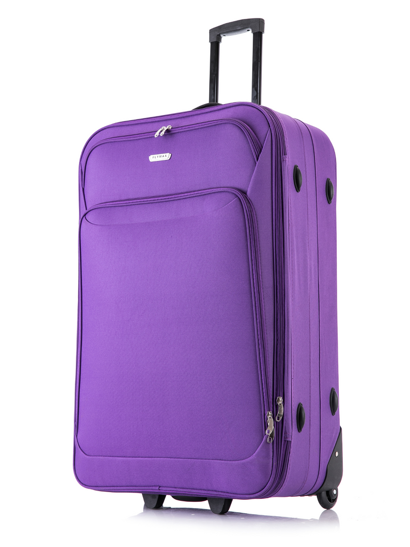 Nairobi Navigator Large Soft Shell Suitcase in purple