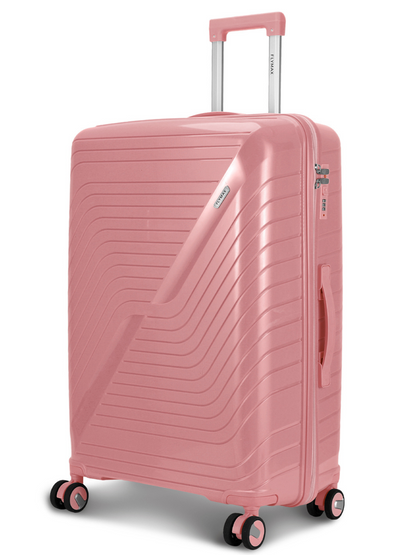 Flymax Dubai Volt 24 Inch Lightweight Premium Suitcase in ROSE GOLD