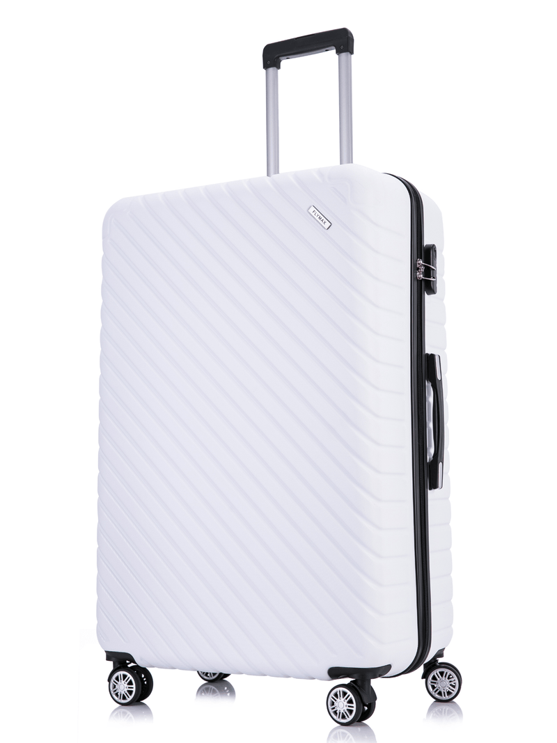 Seoul Defender 29-Inch Super Lightweight Suitcase in royal in white