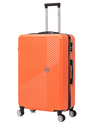  Flymax ParisFlex Medium Hard Shell Suitcase in bright orange