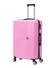  Flymax ParisFlex Medium Hard Shell Suitcase in pink