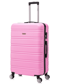 Flymax Kyoto Guardian Lightweight Medium Hard Shell Suitcase in pink