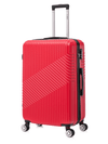 Flymax Zurich Shield Lightweight 24" Hard Shell Suitcase in red