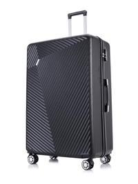 Mumbai Fortress Large Hard Shell Suitcase in black