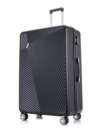 Flymax Mumbai Fortress 24" Medium Lightweight Suitcase in black