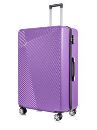 Mumbai Fortress Large Hard Shell Suitcase in purple
