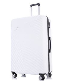 Mumbai Fortress Large Hard Shell Suitcase in white