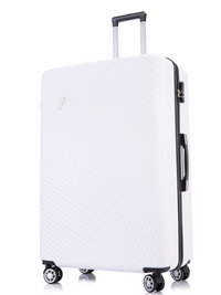 Flymax Mumbai Fortress 24" Medium Lightweight Suitcase in white