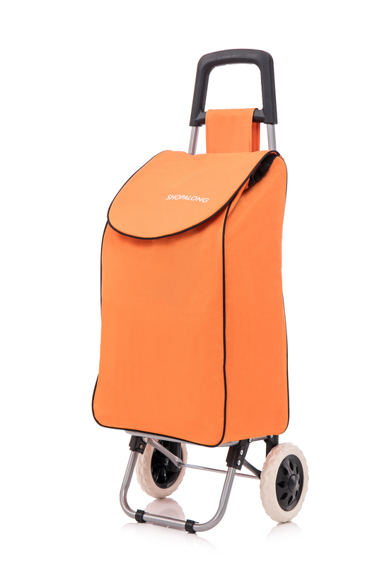 Lightweight Shopping Trolley Large Grocery Cart Basket on 2 Wheels