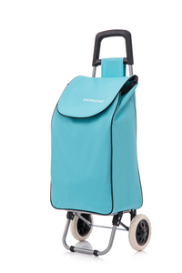 Lightweight Shopping Trolley Large Grocery Cart Basket on 2 Wheels