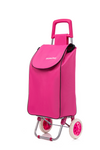 Lightweight Shopping Trolley Large Grocery Cart Basket on 2 Wheels