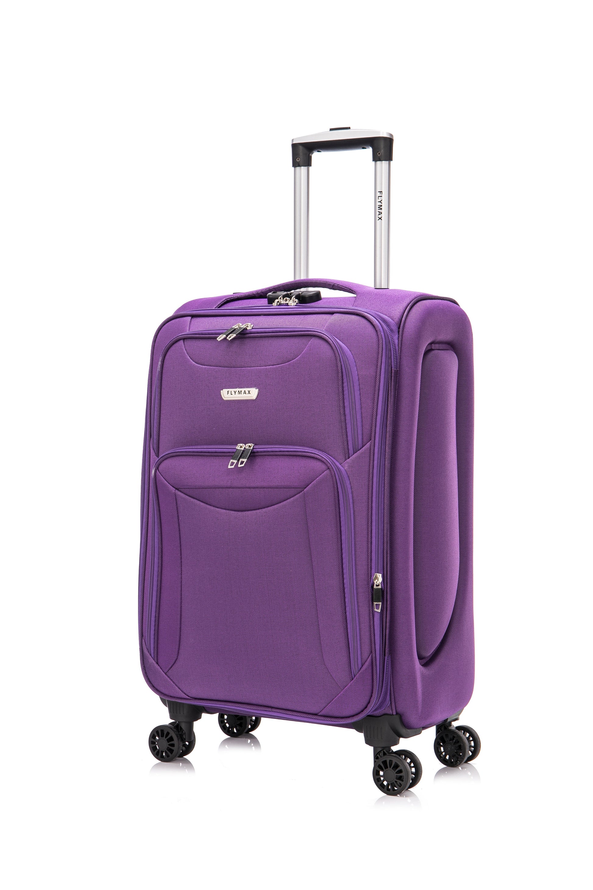 Barcelona Breeze Cabin 4-wheel cabin suitcases in purple