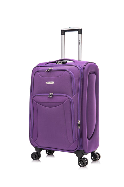 Barcelona Breeze Cabin 4-wheel cabin suitcases in purple