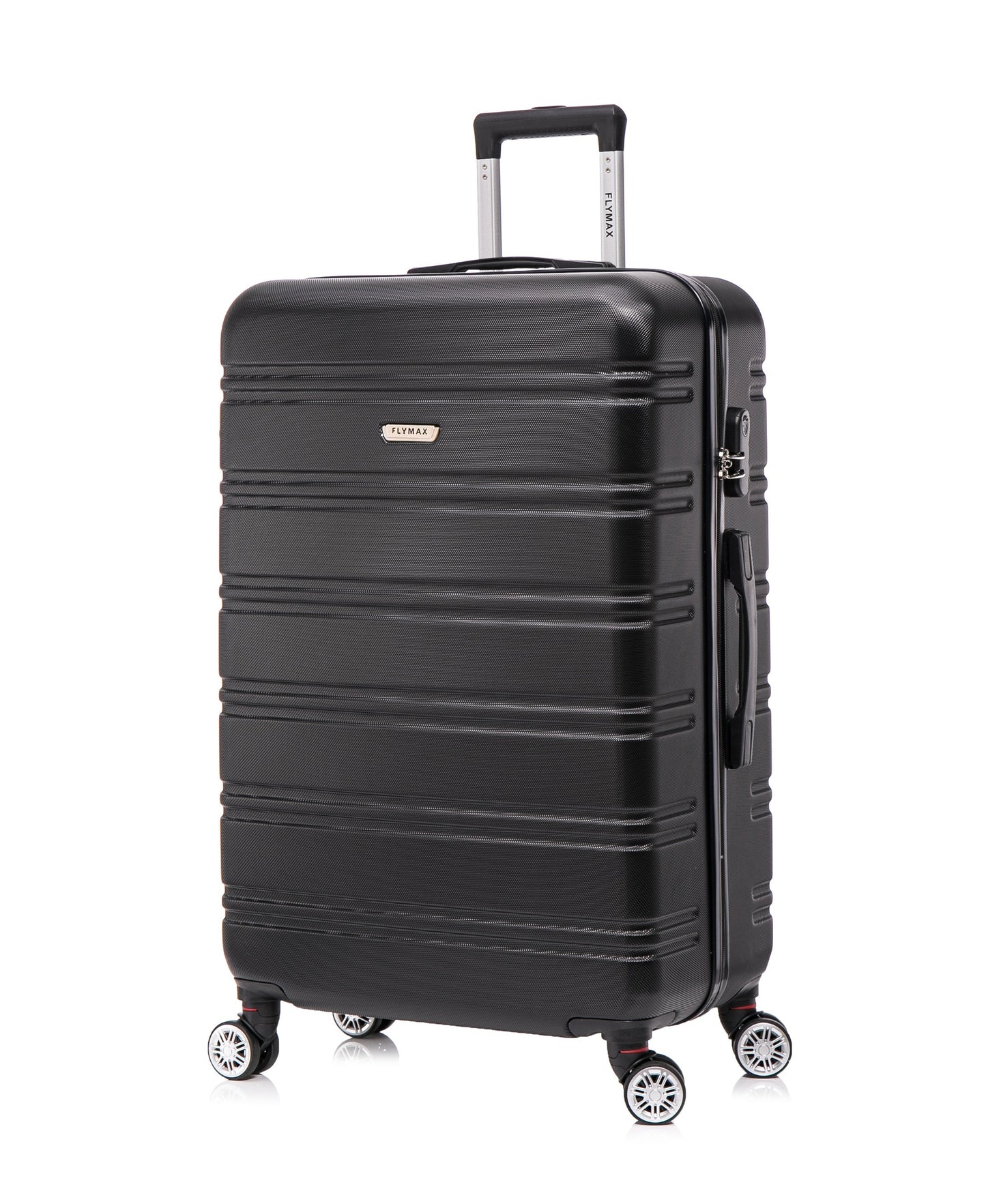Flymax Kyoto Guardian Lightweight Large Hard Shell Suitcase in black