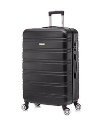 Flymax Kyoto Guardian Lightweight Large Hard Shell Suitcase in black