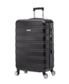 Flymax Kyoto Guardian Lightweight Medium Hard Shell Suitcase in black