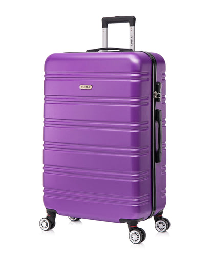 Flymax Kyoto Guardian Lightweight Medium Hard Shell Suitcase in purple