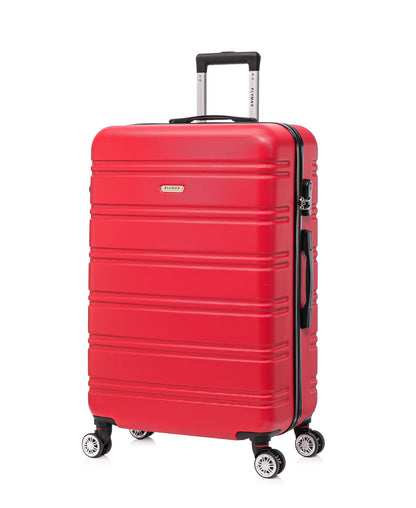 Flymax Kyoto Guardian Lightweight Medium Hard Shell Suitcase in red