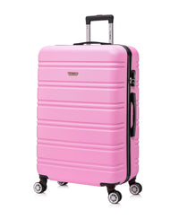 Flymax Kyoto Guardian Lightweight Large Hard Shell Suitcase in pink