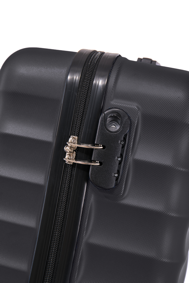 Flymax Oslo Glide 55x35x20cm Cabin Suitcase – Ultra-Lightweight 4-Wheel Carry-On Luggage