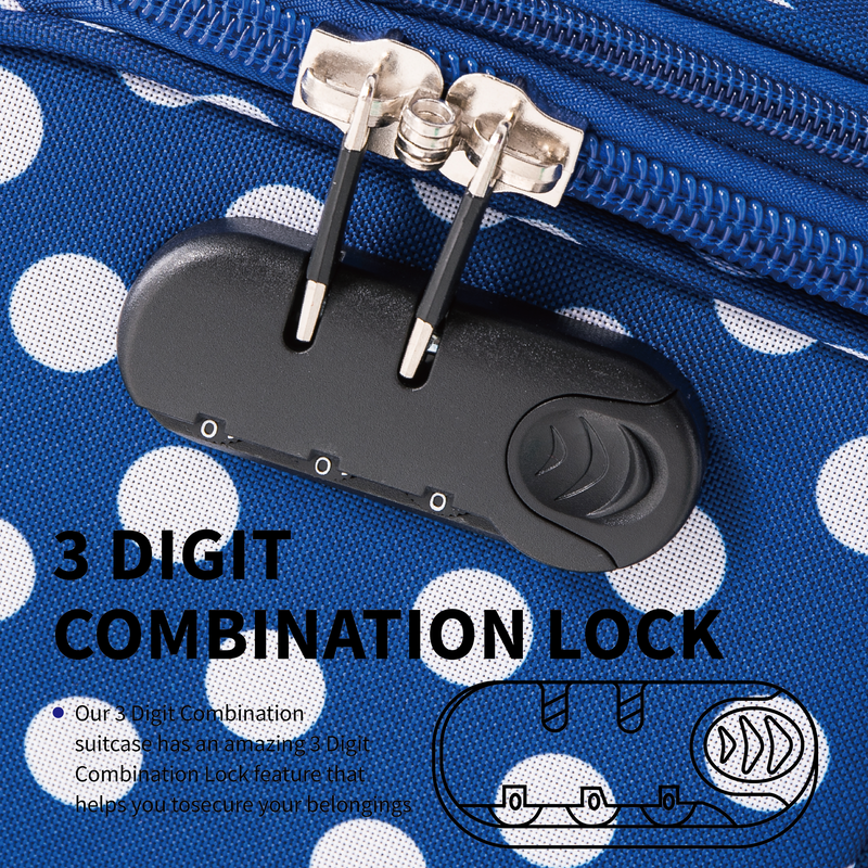 FLYMAX 24" Medium Suitcase - 4 Wheel Lightweight Expandable Luggage 69L 2.95KG