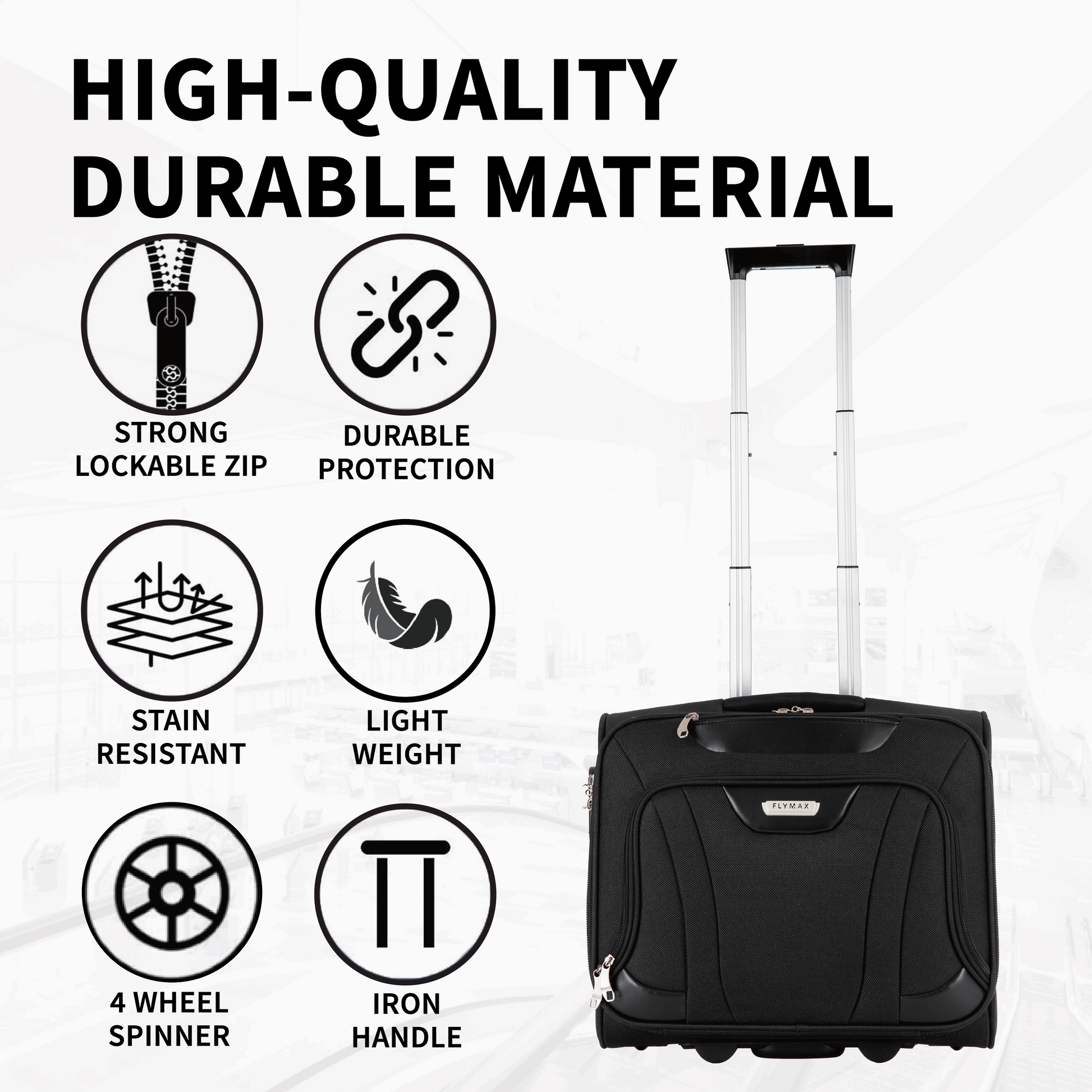 Flymax Laptop Roller - Perfect for Business Professionals and Students