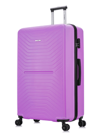 Flymax London Legacy 24-Inch Medium Luggage in rich purple