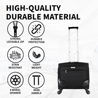 Flymax Laptop Roller on 4 Wheels - Perfect for Business & Travel
