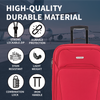 Nairobi Navigator Large Soft Shell Suitcase high quality materials