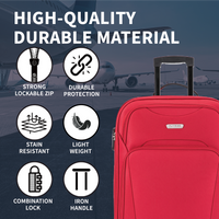 Nairobi Navigator Large Soft Shell Suitcase high quality materials