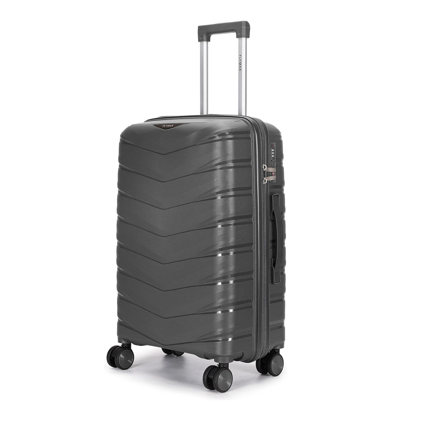 Flymax Los Angeles Flex 24-Inch Medium Lightweight Premium Suitcase.