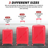 Flymax Dubai Volt premium carry on suitcase sizes