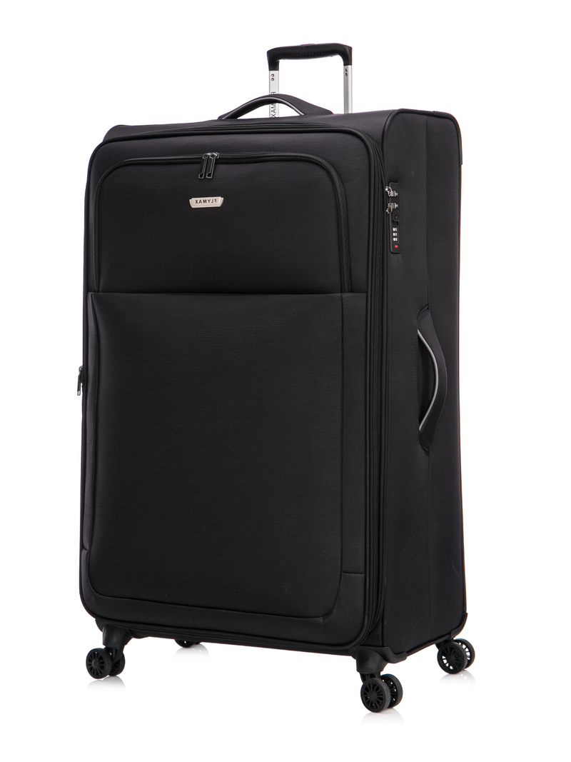 Flymax Canada Explorer Lightweight Large Suitcase – 4-Wheel Spinner with TSA Lock