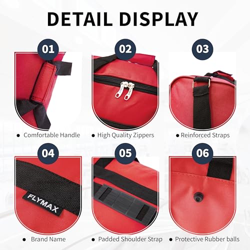 Flymax 40x30x15 Cabin Duffle Bag - Underseat Carry On Hand Luggage