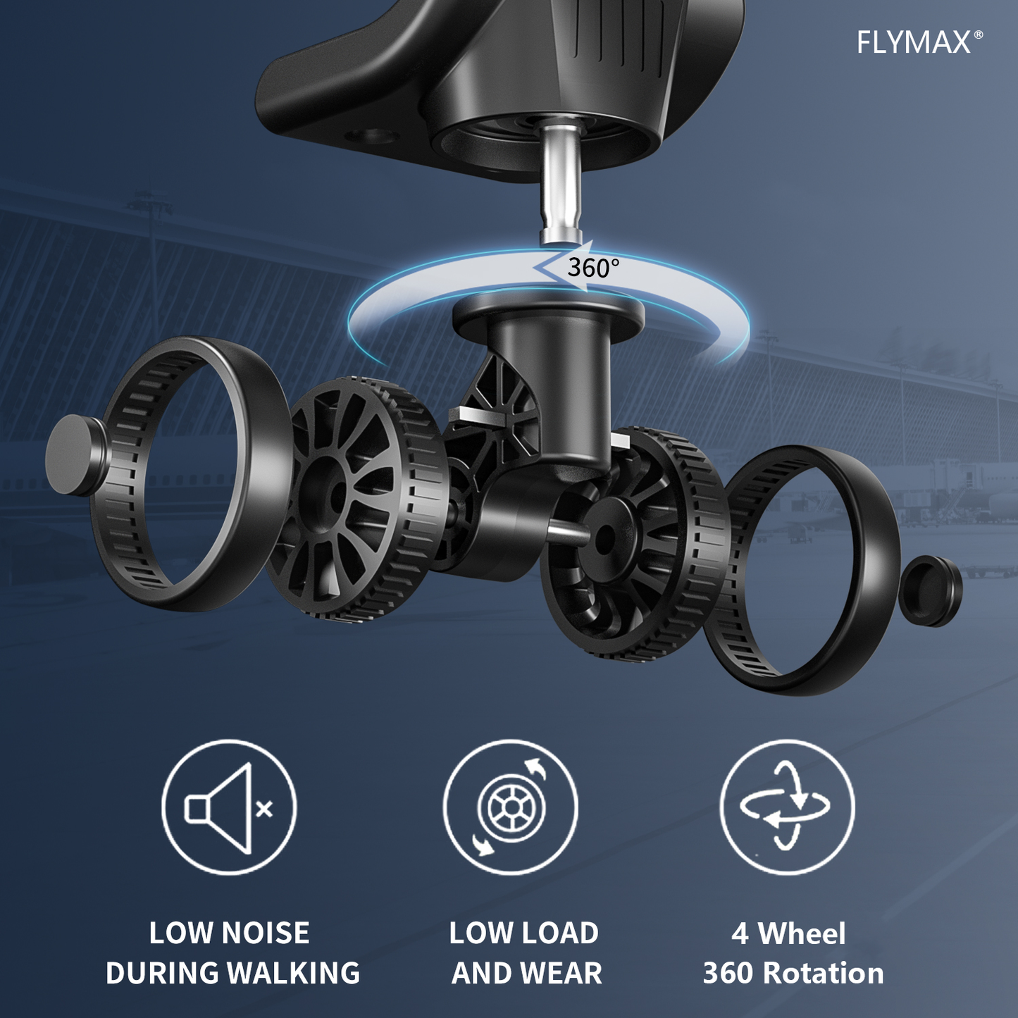 Flymax Zurich Shield 2-Piece Luggage Set – Unmatched Durability and Elegance for Every Journey