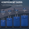 Flymax Canada Explorer Lightweight Large Suitcase – 4-Wheel Spinner with TSA Lock