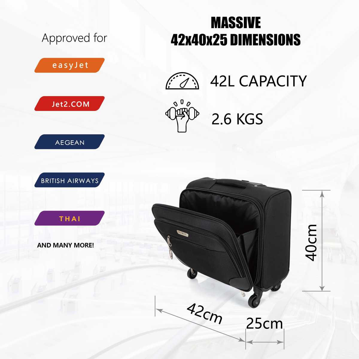 Laptop Roller on 4 Wheels - PerfThe Flymax Design Laptop Roller on 4 ...