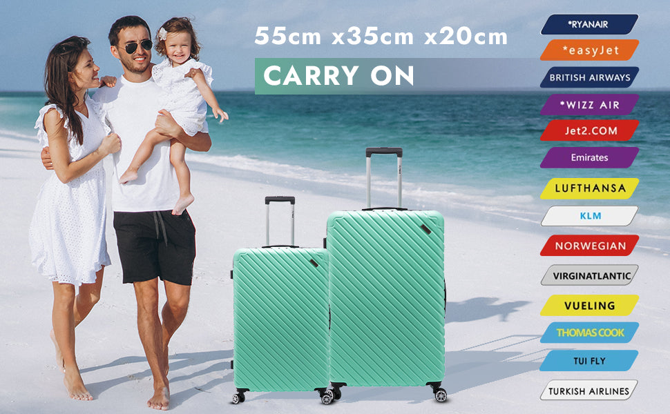Flymax Seoul Defender 4-Piece Luggage Set – Where Durability Meets Elegance