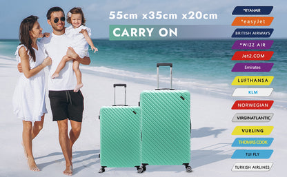 Flymax Seoul Defender 4-Piece Luggage Set – Where Durability Meets Elegance