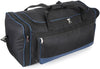 32" Large Holdall Duffle Bag Lightweight Travel Duffel with Strong Zippers & Foldable Luggage Blue 100 Litre