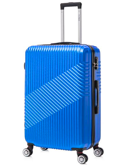 Flymax Zurich Shield lightweight 24" hard shell suitcase in royal blue