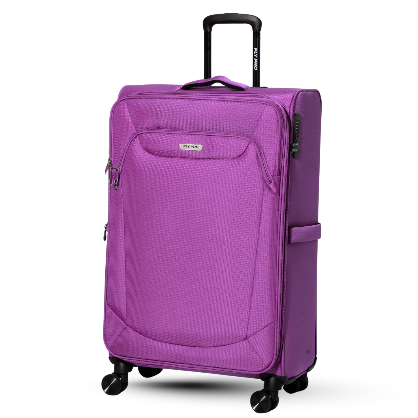 FLY PRO 32" XL Lightweight Expandable Suitcase – 127L, 4 Wheels & Combination Lock