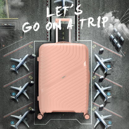 Flymax Parisian Edge – Sleek & Lightweight Premium 2 Piece Luggage Set