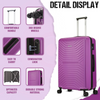 Flymax New York Fort 4-Piece Luggage Set– Travel Smart with Elegance
