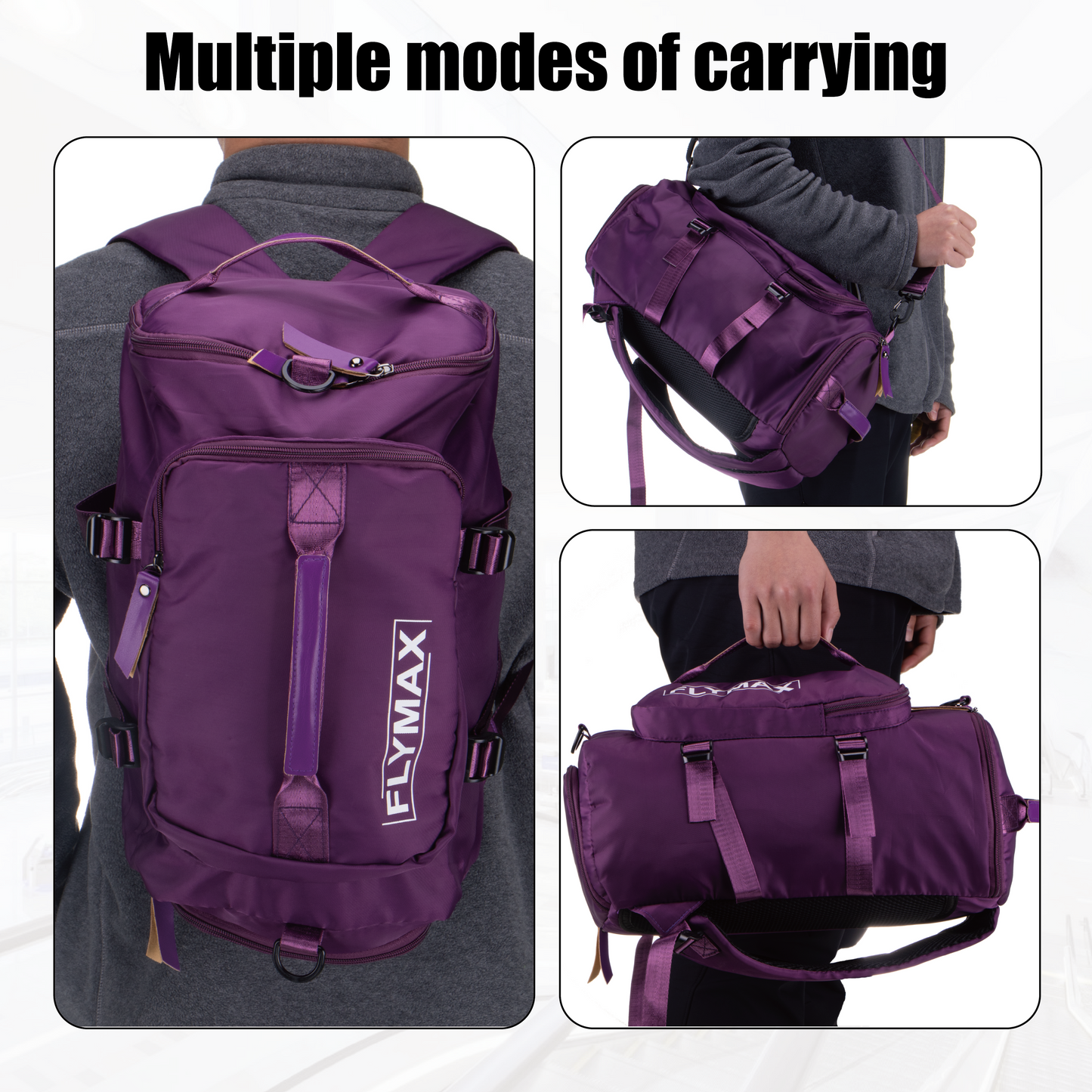 FLYMAX 45x36x20 EasyJet Cabin Bag Underseat Carry on Hand Luggage Flight Backpack