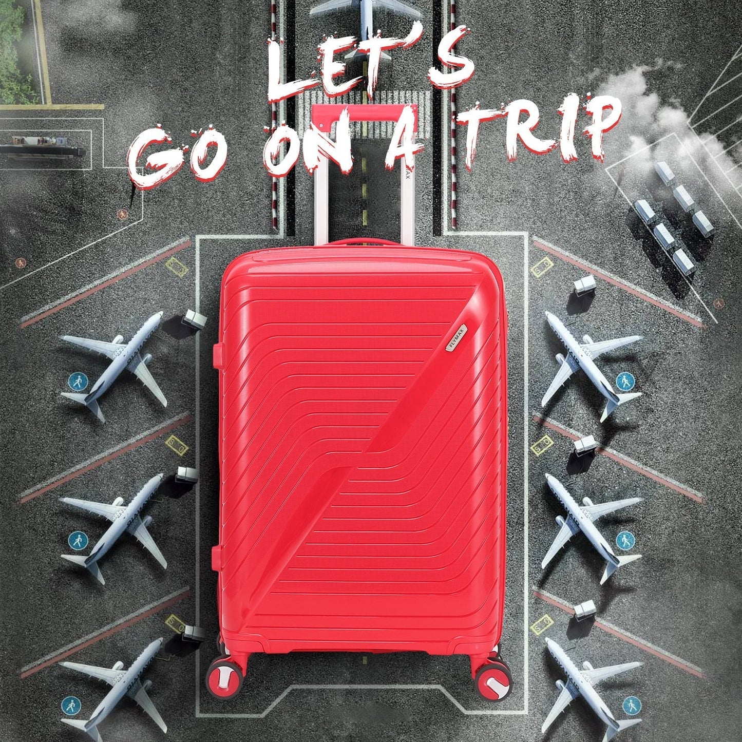 Flymax Dubai Volt premium carry on Suitcase – Perfect for EasyJet and Ryanair