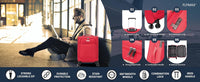 Flymax Canada Explorer – The Ultimate 4-Piece Luggage Set for Every Journey