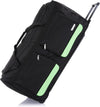 Bright lime green Flymax 32-Inch Wheeled Travel Bag for a fresh and eye-catching look.