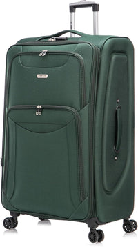 Flymax Barcelona Breeze Medium Soft Shell Suitcase in green